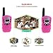 Zomei T388 2Pcs Mini Walkie Talkie 3-5KM Range 22-Channel FRS/GMRS UHF Two-Way Radios Coloful Walkie-Talkie For Kids(Pink)