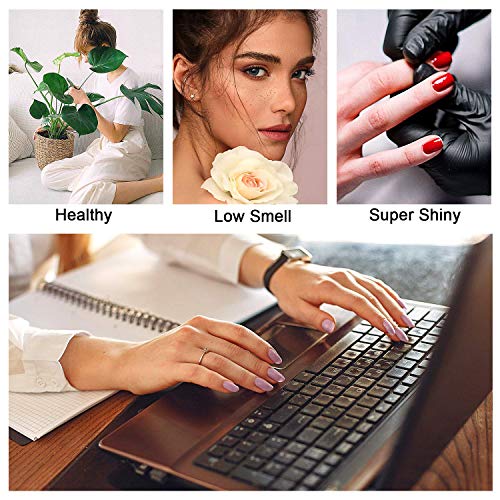 ab gel Nude Gel Nail Polish Set Purple Pink Glitter Milky White 8