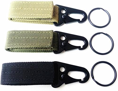 Multifunction Outdoor Mountaineering Buckle Metal Buckle Nylon Buckle Hanging Olecranon 3 PCS
