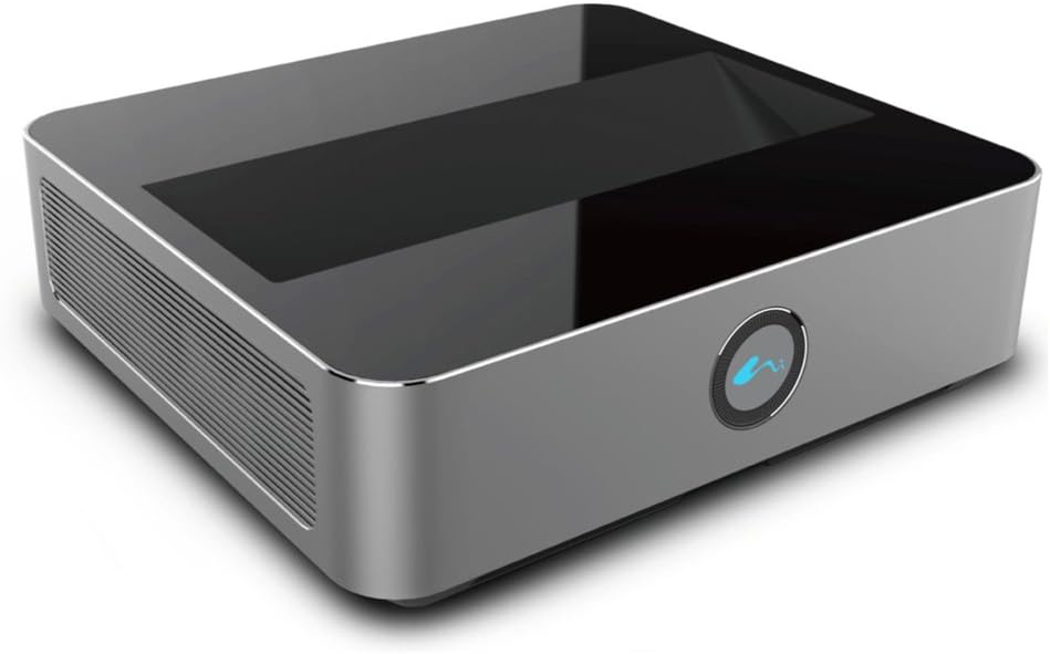 Hivista 38cm Ultra Short Throw Projector LED HD Android 16.7 Million Bright Color Osram Lens 300" Projection 1,000,000:1 Contrast Ratio 1280x800P Home Theater