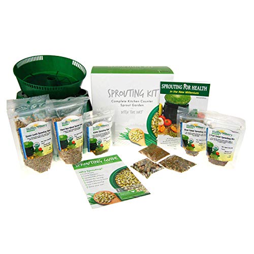 Basic Sprouting Starter Kit w/ Seeds Everything You Need to Grow