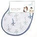 Aden by Aden + Anais Burpy Bib, 100% Cotton Muslin, Soft Absorbent 4 Layers, Multi-Use Burp Cloth and Bib, 22.5” X 11”, Single, Sky High - Plane