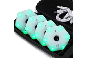 QUELINGSPORT 【queling】 ReactionX Reaction Training Light lamp Speed Agility Response Equipment Basketball Boxing fencingPhysical Rehabilitation of Flash Reflex traing System (4)