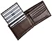 Nautica Men’s Leather Passcase Wallet with Large Bill Compartment and ID Window