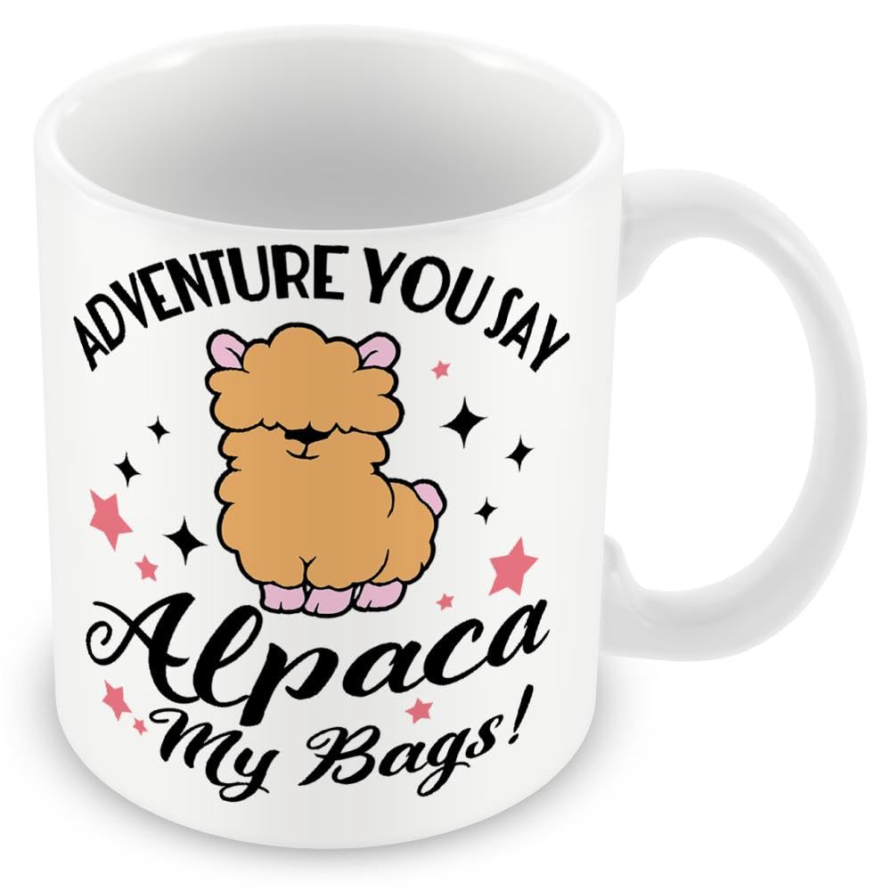 MUGGZ Gift for Holiday/Travellers - Adventure You Say? Alpaca My Bags!
