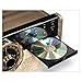 Victrola 6-in-1 Wood Bluetooth Mid Century Record Player with 3-Speed Turntable, CD, Cassette Player and Radiothumb 1