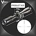 Vanstarry Optics Tactical Rifle Scope 30mm Tube 4-16x44mm 1/4 Moa Adjustments Srst Focal Enhanced Mil-Dot Reticle Matte (With Locknut)