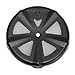 Vance & Hines VO2 Skullcap Crown Air Cleaner Insert Vented Black 71019