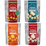 Moon Cheese Assortment, 4 Pack (Cheddar, Gouda, Pepperjack & Mozzarella)