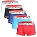 Men's Underwear, Astarin Micro Modal Mesh Low Rise Silk Sexy Trunks Underwear for Men Pack(US L, 5-Pack mesh)