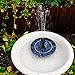Cocofit Upgraded Solar Fountain with Battery Backup and 6 Nozzles, Floating Solar Water Fountain Pump, 2.5W Solar Powered Fountain Pump for Birdbath, Garden, Pond, Pool, Fish Tank, Aquarium