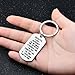 Daughter Always Remember You are Braver Strong Smarter than you think Key Chain Ring Stainless Steel (Daughter Key Chain)