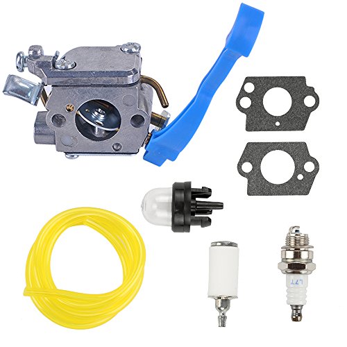 Hilom 545081811 Carburetor for Husqvarna 125B 125BX 125BVX Leaf Blower Replaces Zama C1Q-W37 Carb w/Fuel Line Fuel Filter Primer Bulb