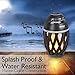 Pyle Portable Bluetooth Speaker with Candle Style LED Lamp Night Light - Marine Grade Waterproof and Splash Proof Wireless Stereo Boombox for Apple iPhone, Samsung Galaxy and Other Devices - PLEDFSP18
