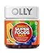 OLLY Womens Super Foods Gummy Multivitamin, 30 Day Supply (60 Gummies), Lively Elderberry, 10 Super Foods, Elderberry, Acai, Tamarind, Chewable Supplement