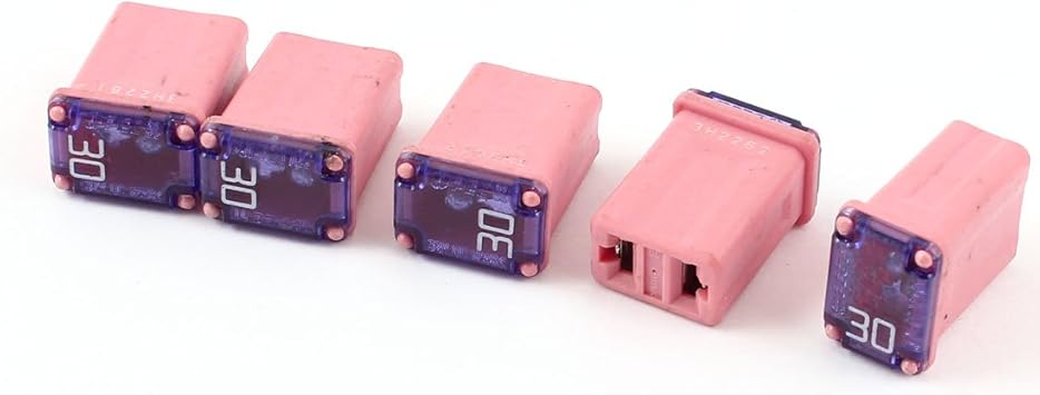 Amazon Uxcell 車palヒューズ 自動リンク スローブロー 30a 12v 58v 5個入り ヒューズ 車 バイク