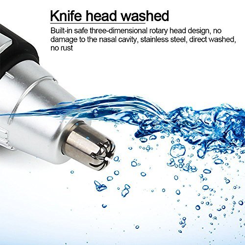 image for Ear Nose Trimmer, Ariel-gxr electric waterproof nose hair trimmer Stai
