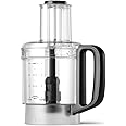 nutribullet Triple Prep System Food Processor Work Bowl with Lid & Pusher, 1500 watts, Clear/Black
