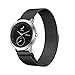 Balerion-Watch Band with Magnetic Lock,Magnetic Closure Clasp Mesh Loop Stainless Steel Watch Band for Withings Steel HR 40mm verison-Mesh Black 40MM