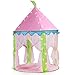 Sonyabecca Princess Castle Tent Ligth Up Tent for Girls Pop up Tent Pink with 16ft Snowflake LED Light