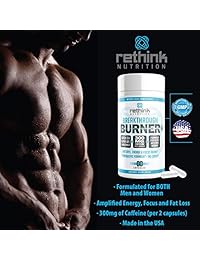 Rethink Nutrition Breakthrough Burner+ 60 cápsulas, quemador de grasa, Nootropic, ayuda...