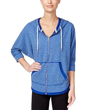 Calvin Klein Performance Women's Dolman-Sleeve Zip Hoodie