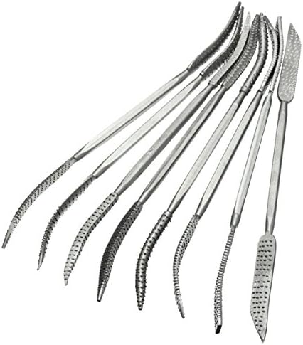 EsportsMJJ 8pcs 190mm Crafts Riffler Double Ended Coarse Wood Rasp File - Image 3