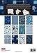 Blue & White Gift Wrapping Papers: 12 Sheets of 18 x 24 inch Wrapping Paper