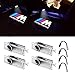 Car Door LED Logo Light Projector Ghost Shadow welcome Lights For BMW M 3 5 6 7 Z GT Mini Series Symbol Emblem Courtesy Step Lights Kit Replacement（4-pack)