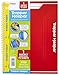 Mead Trapper Keeper Snapper Trapper Spiral Notebook, 1 Subject, Wide Ruled, Red (72702)