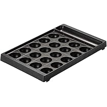 Snow Peak - ⚠️Kanonブラックデザイン BX-PLATE Snow Peak Seppou-En Tako-Yaki Plate Black One Size : Amazon