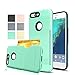 Google Pixel Xl Case,Anoke [Credit Card Slots Holder][Not Wallet]Hard Plastic PC TPU Soft Hybrid Shockproof Heavy Duty Protective Cover Case For Google Pixel Xl 2016 KC2 Mint