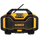 DEWALT 20V MAX Bluetooth Jobsite Radio and Battery Charger (DCR025)