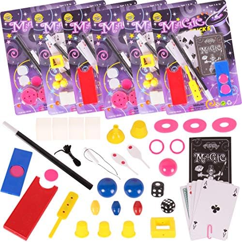 Narwhal Novelties Magic Party Favors,12-Magic Kit Favors; Birthday Party; (12 Magic Kits ) Favors for Kids; Magic Tricks, Magic Cards & More!