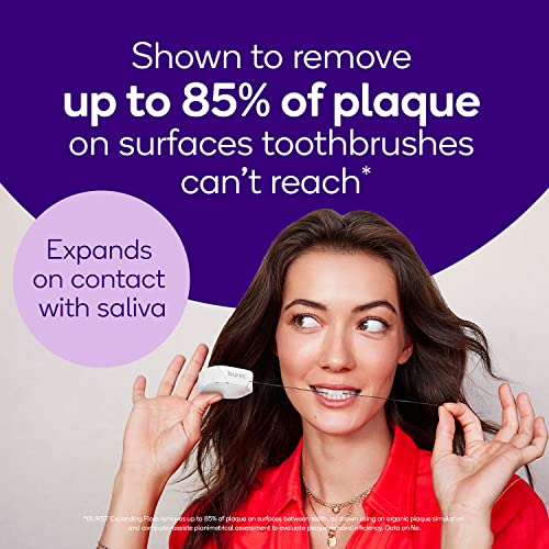 BURST Refillable Dental Floss Dispenser Set Mint Eucalyptus Scent