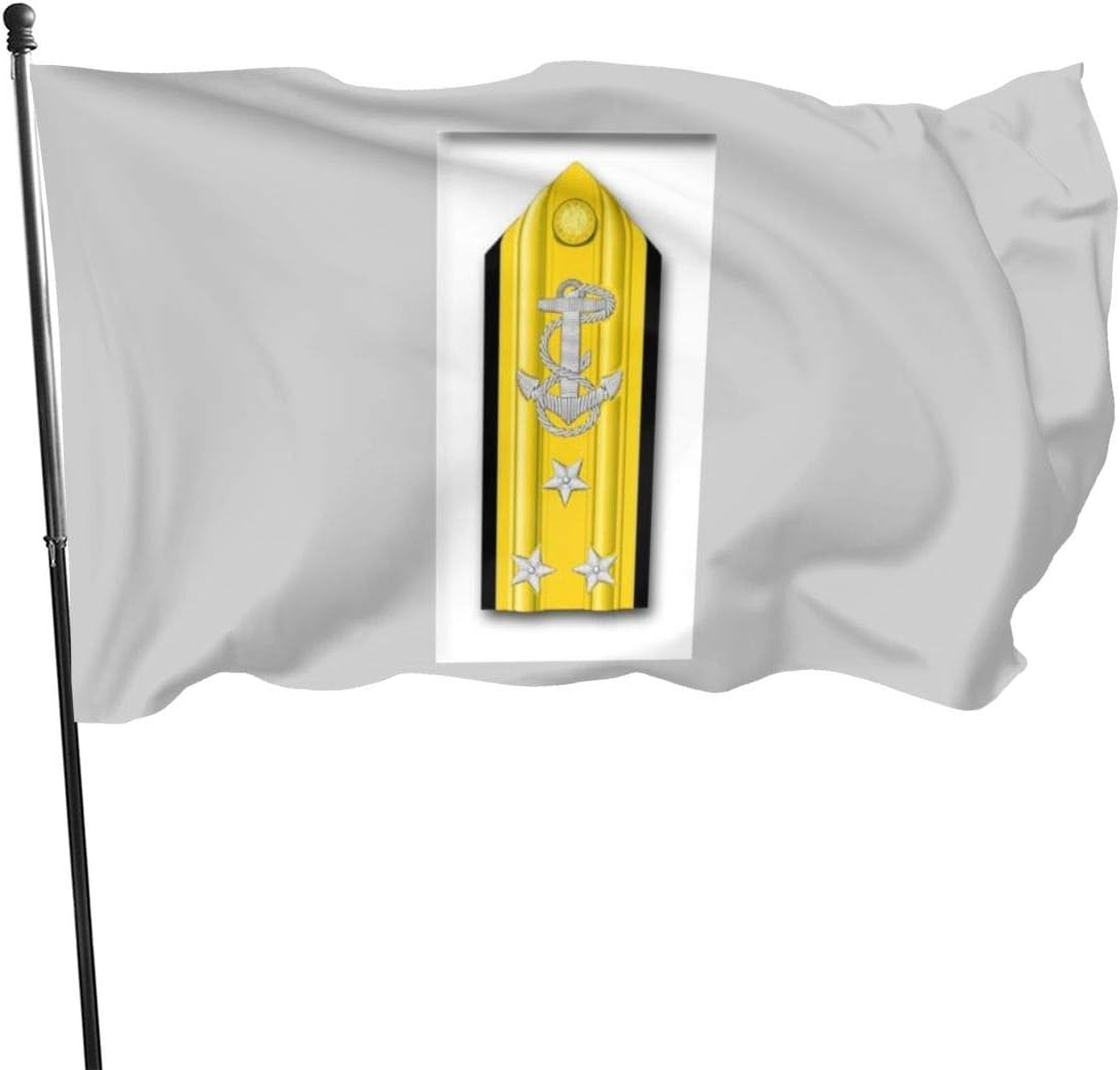 N/ Us Navy Vice Admiral Polyester Flag Banner One Size