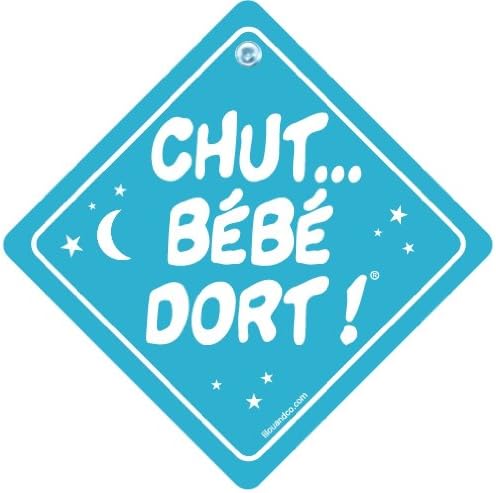 Respectons Le Sommeil De Bebe Plaquette De Porte Ou Sonnette Avec Ventouse Chut Bebe Dort Amazon Fr Bebes Puericulture