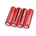 WishDeal 18650 Battery, 10 PCS Rechargeable Battery 4000 mAh 3.7 V Battery For LED Flashlight Torch