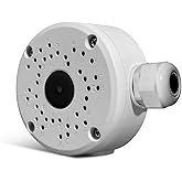 Metal Security Camera Junction Box, Cable Concealment Box | IP66 Waterproof, Aluminum Build, Universal Fit, Easy Installation, Hide Cable Design