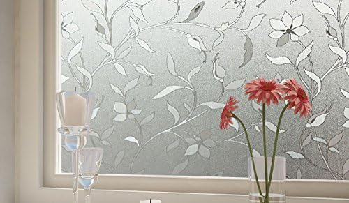 Vibrant Window Films Protect Privacy and Heat Control Also Make Windows Decorative 36x79inches