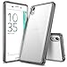 Ringke Fusion Compatible with Xperia X Case Crystal Clear PC Back TPU Bumper Drop Protection, Shock Absorption Technology Raised Bezels Protective Cover for Xperia X 2016 - Smoke Black