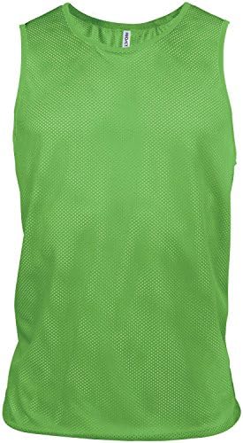 Kariban Proact Unisex Lightweight Mesh Sports Team Bib (L/XL) (Fluorescent Green)