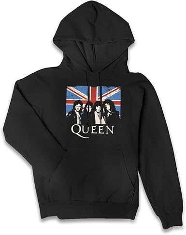 queen band zip up hoodie