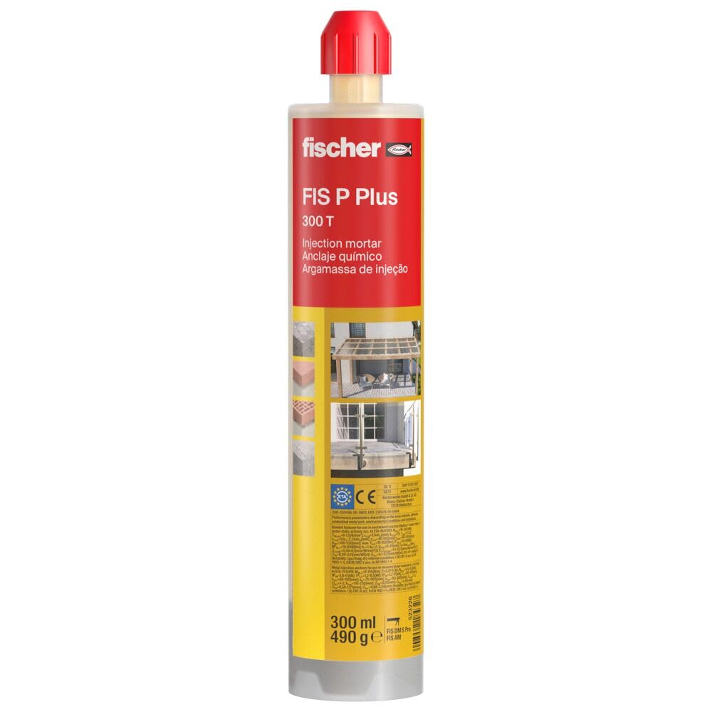 fischer Polyester Injection Mortar, Gray, Tubo 290