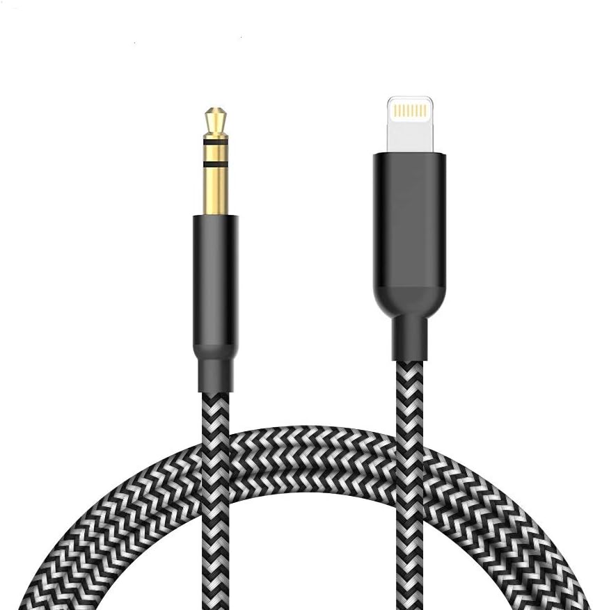 MICARSKY Aux Cord Compatible with iPhone X/8/7/Plus/6/6s/XS/XR/XS MAX Adapter Cable to Car/Home Stereo/Headphone…