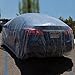 Motorup America Plastic Car Cover Disposable Temporary (Pack of 5) 12