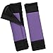 Oxgord 17pc Set Flat Cloth Mesh / Purple & Black Auto Seat Covers Set - Airbag Compatible - Front Low Back Buckets - 50/50 or 60/40 Rear Split Bench - 5 Head Rests - Universal Fit for Car, Truck, Suv, or Van - FREE Steering Wheel Cover