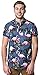 BROOKLYN ATHLETICS Men's Hawaiian Aloha Shirt Vintage Casual Button Down Tee