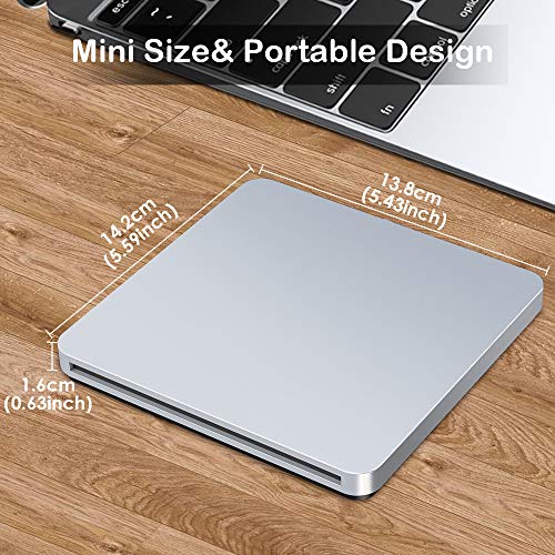 VersionTECH. External DVD Drive, USB TypeC DVD Player Portable