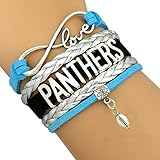 Carolina Panthers Bracelet - Carolina Panthers Jewelry & Perfect Football Fan Gift
